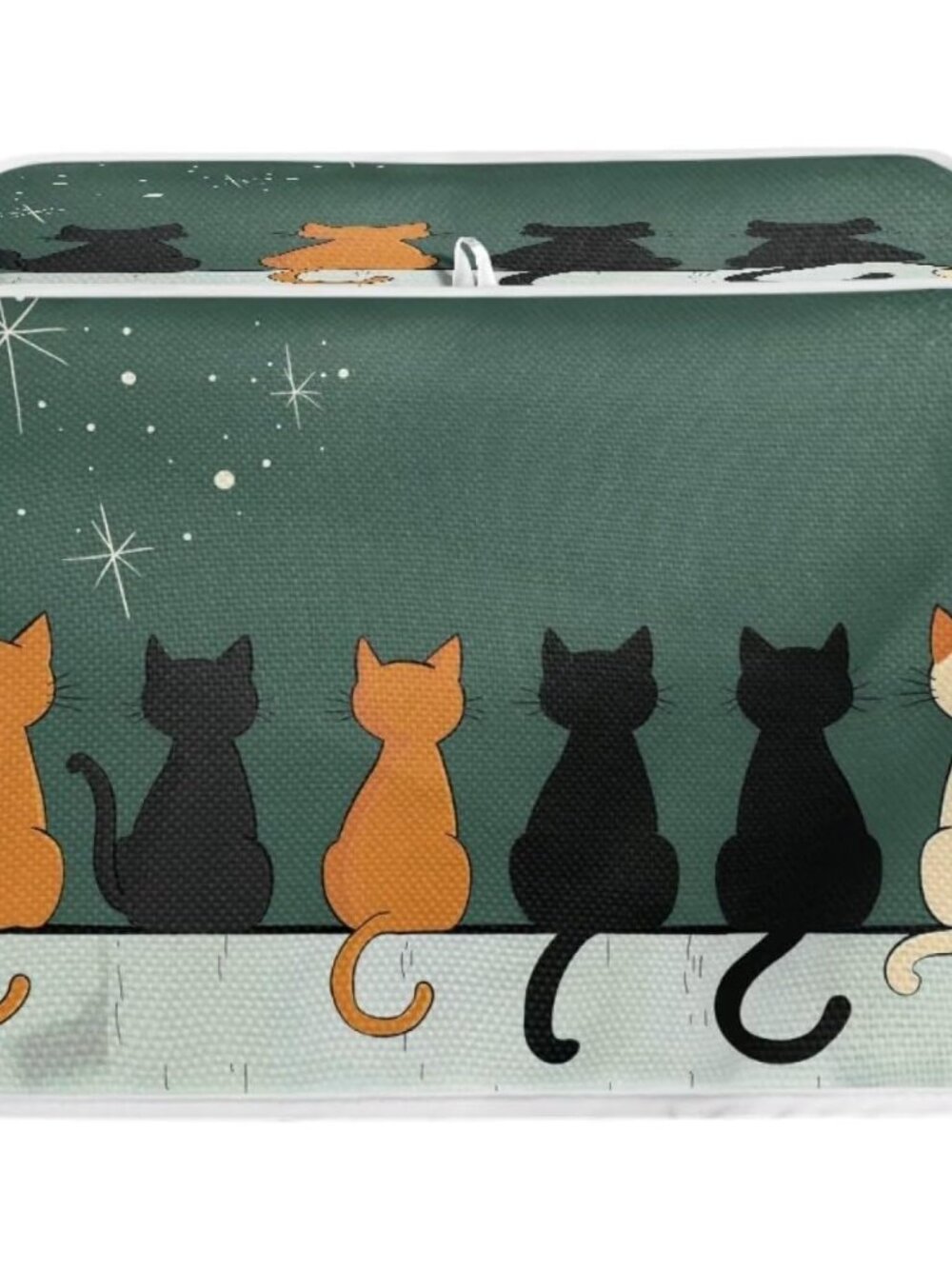 Cat Printed Bread Maker Cover, 4 Slice Kitchen Small Appliance, Toaster Cover Du